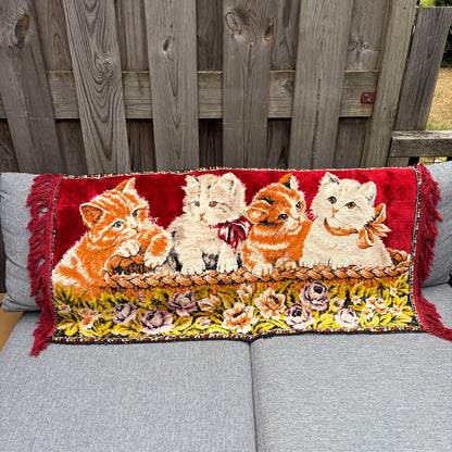 Vintage kleedje katten