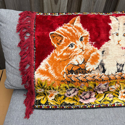 Vintage kleedje katten