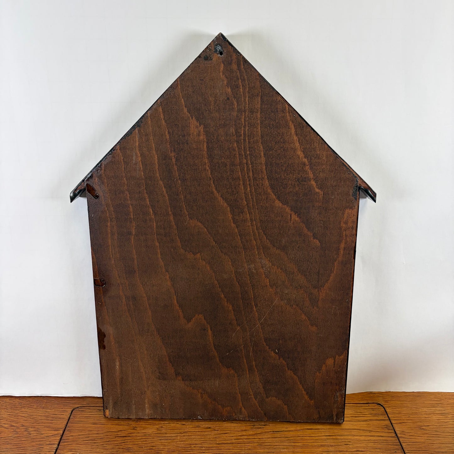 Vintage houten letterbak huisje