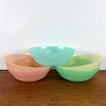 Vintage tupperware schaaltjes pastel
