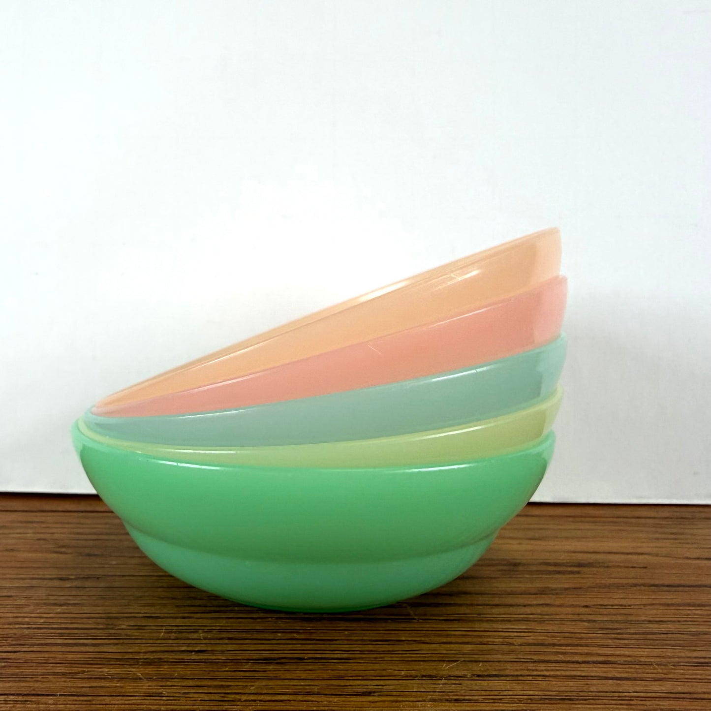 Vintage tupperware schaaltjes pastel