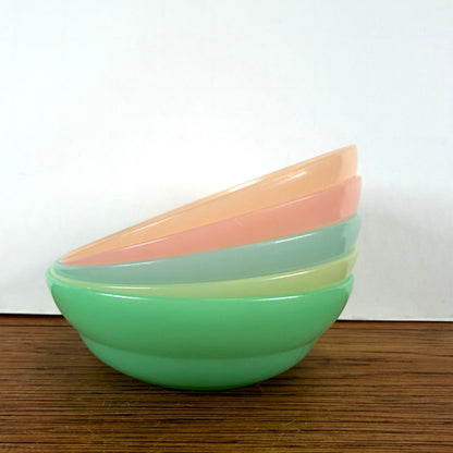 Vintage tupperware schaaltjes pastel