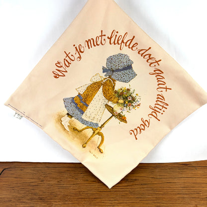 Vintage Holly Hobbie kussenhoesje
