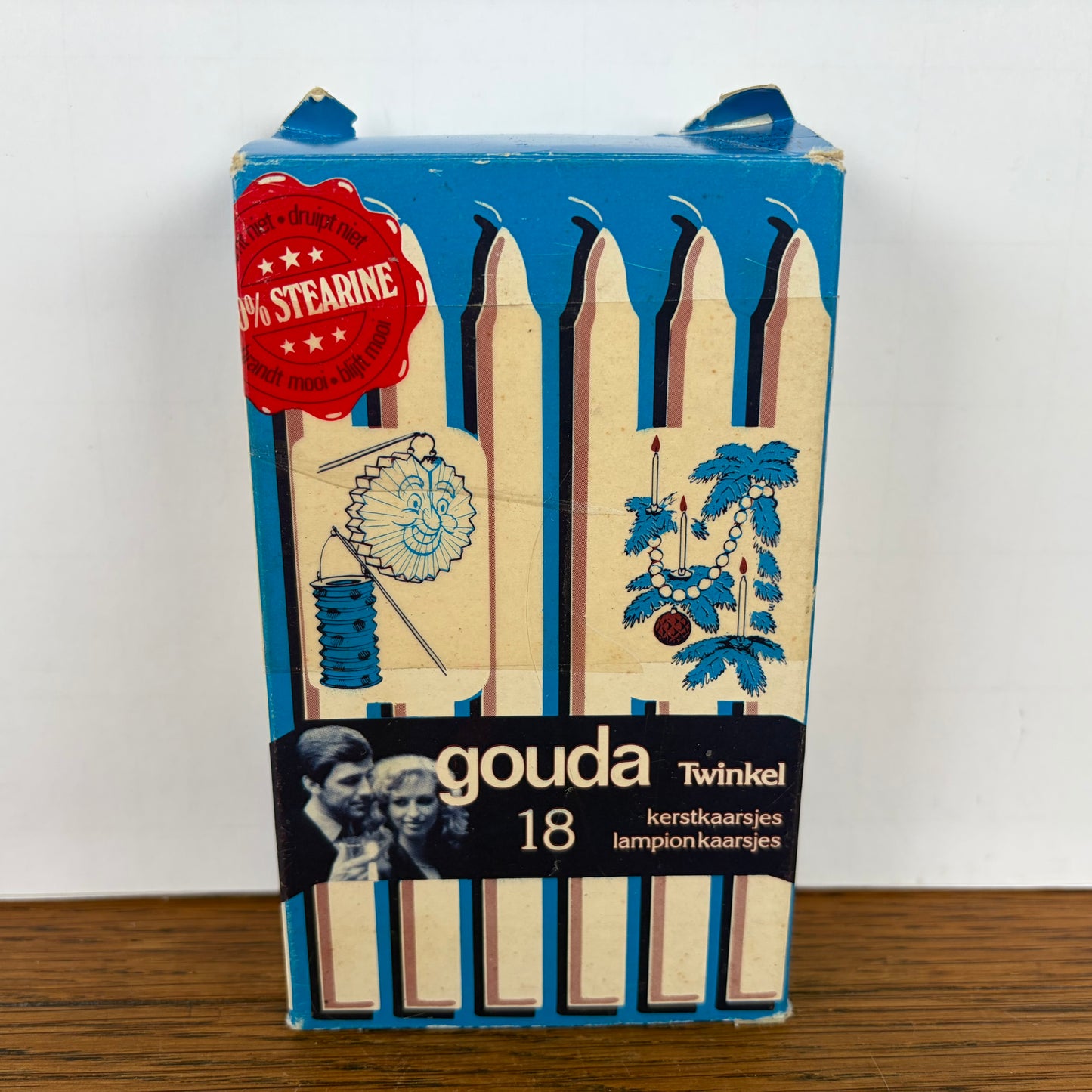 Vintage Gouda kaarsjes