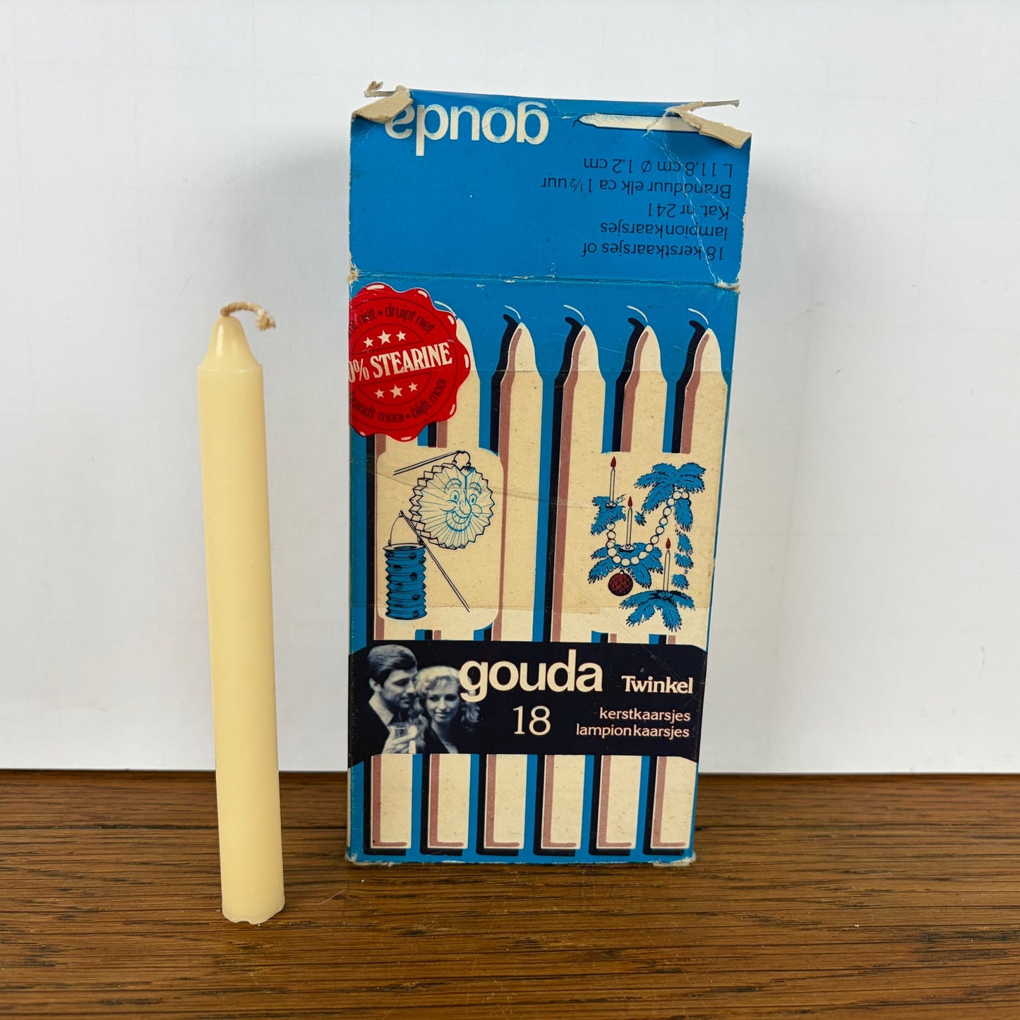 Vintage Gouda kaarsjes