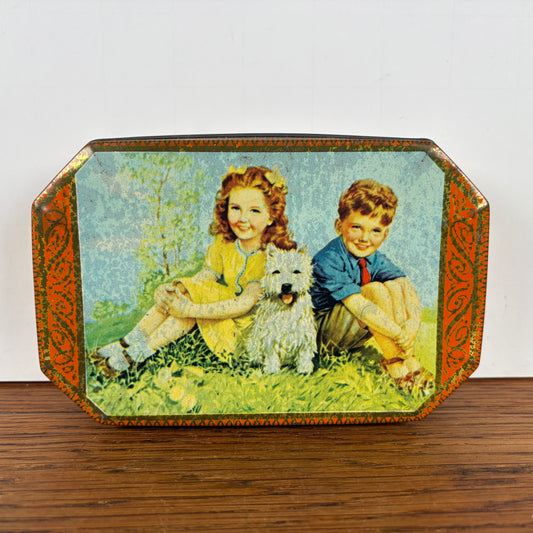 Vintage blikje Garden Quality Candies