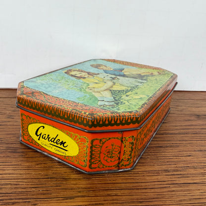 Vintage blikje Garden Quality Candies