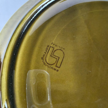 Vintage gourmet borden groen relief