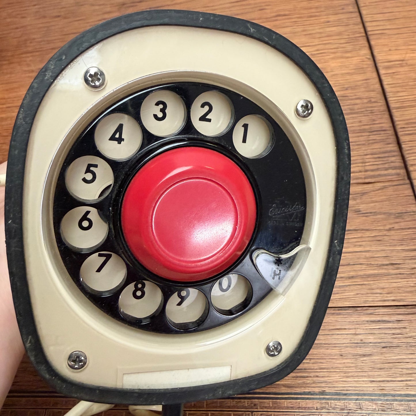 Vintage Ericofon telefoon crème