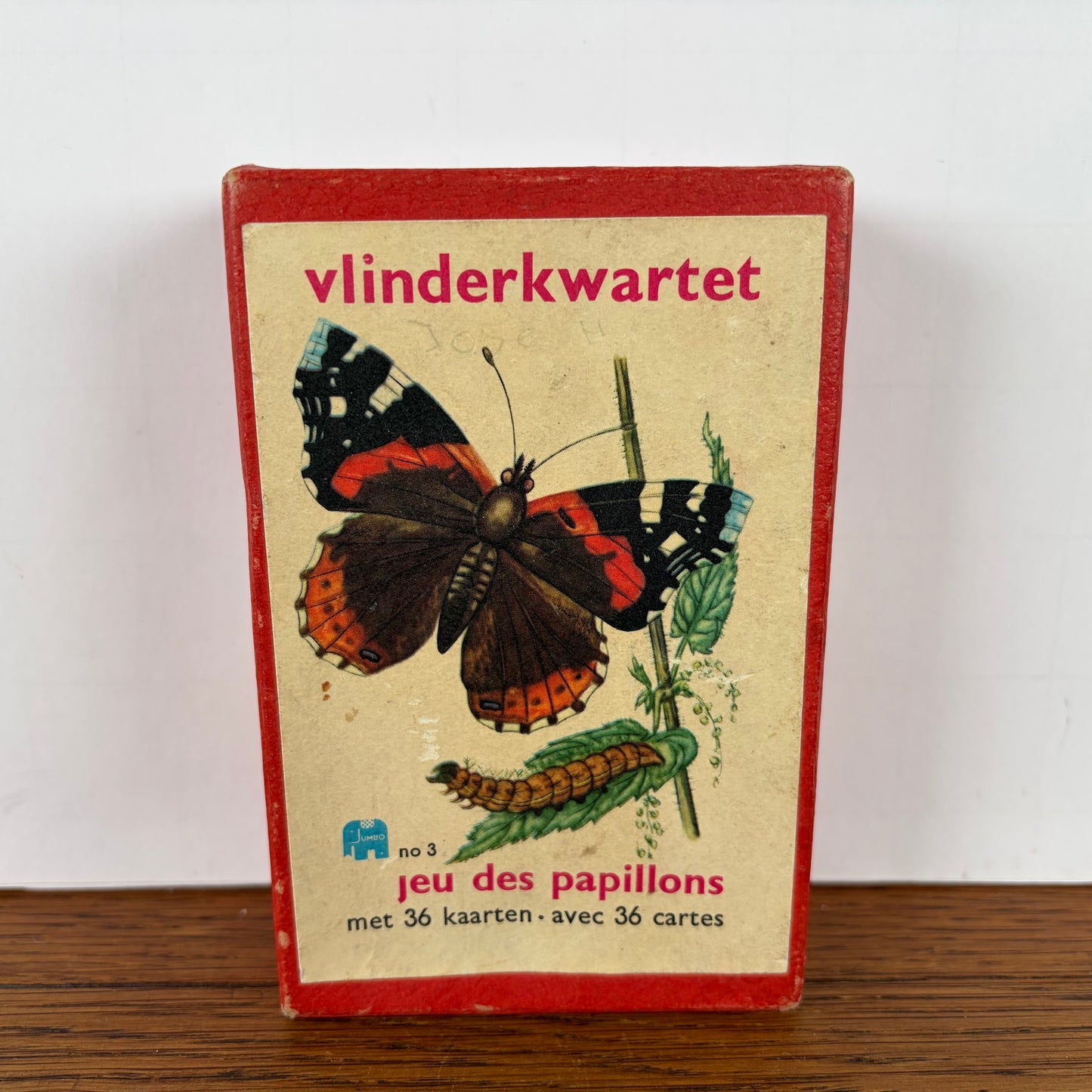 Vintage vlinder kwartet
