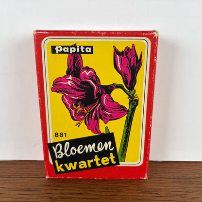 Vintage bloemen kwartet