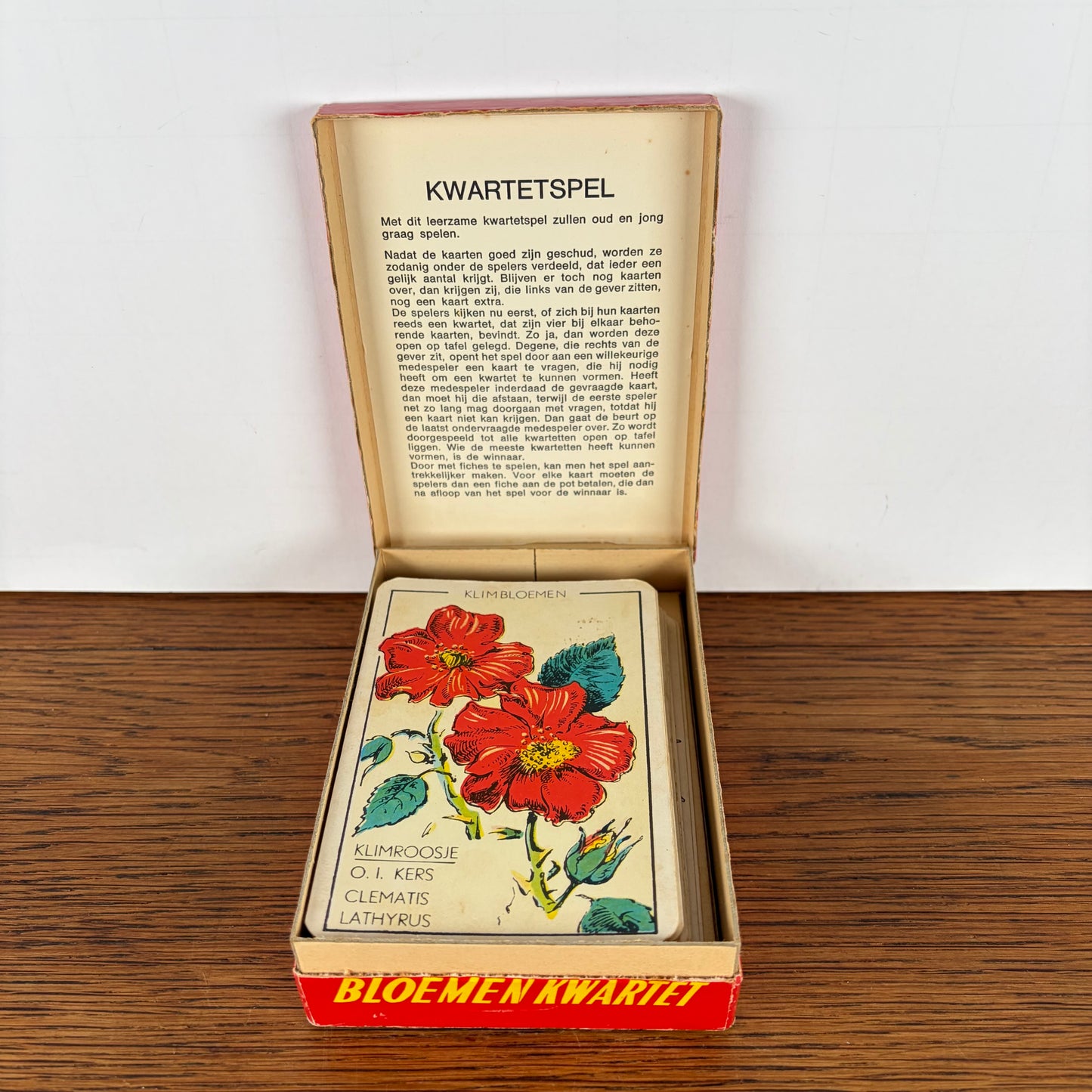 Vintage bloemen kwartet