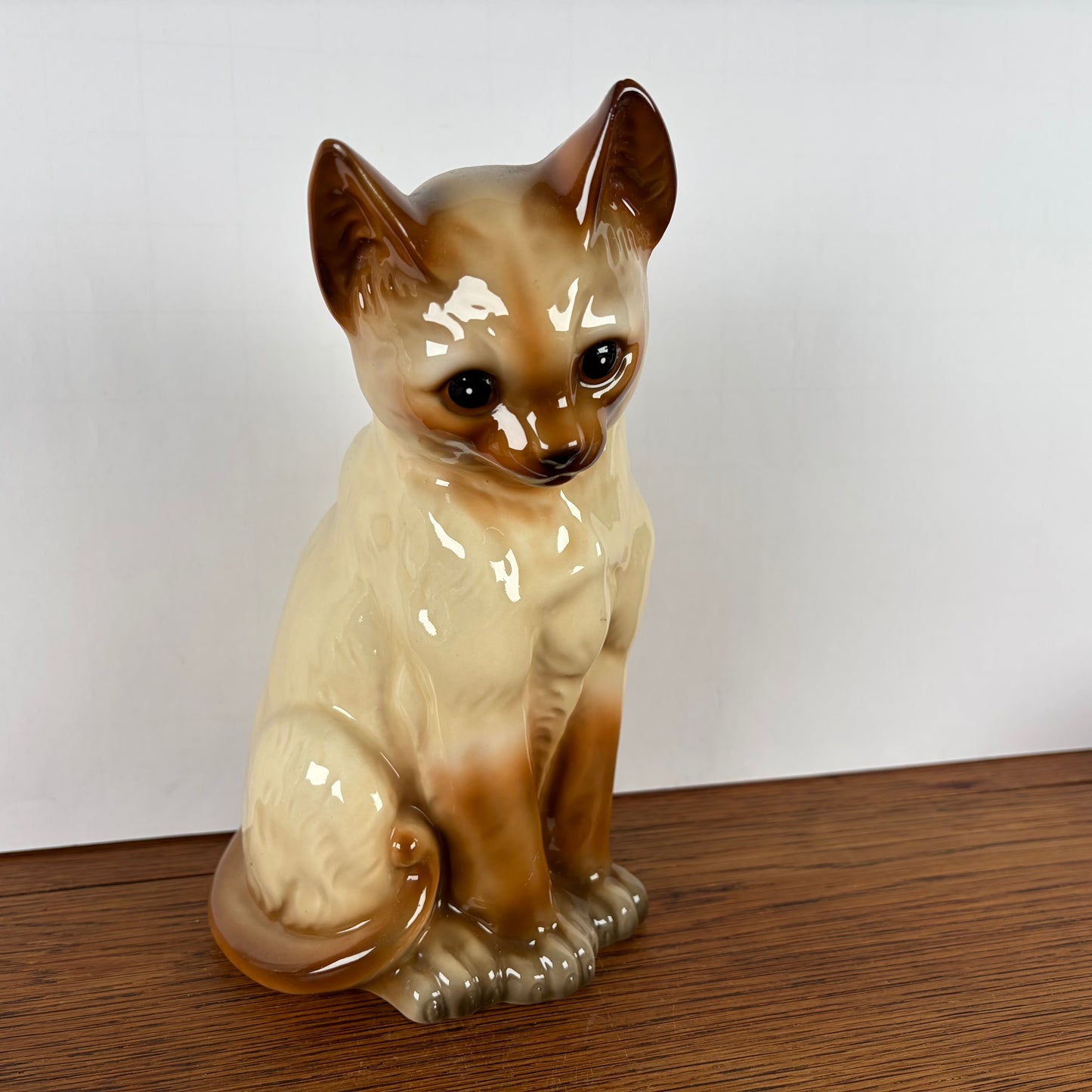 Vintage katten beeld Siamees