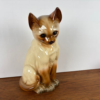 Vintage katten beeld Siamees