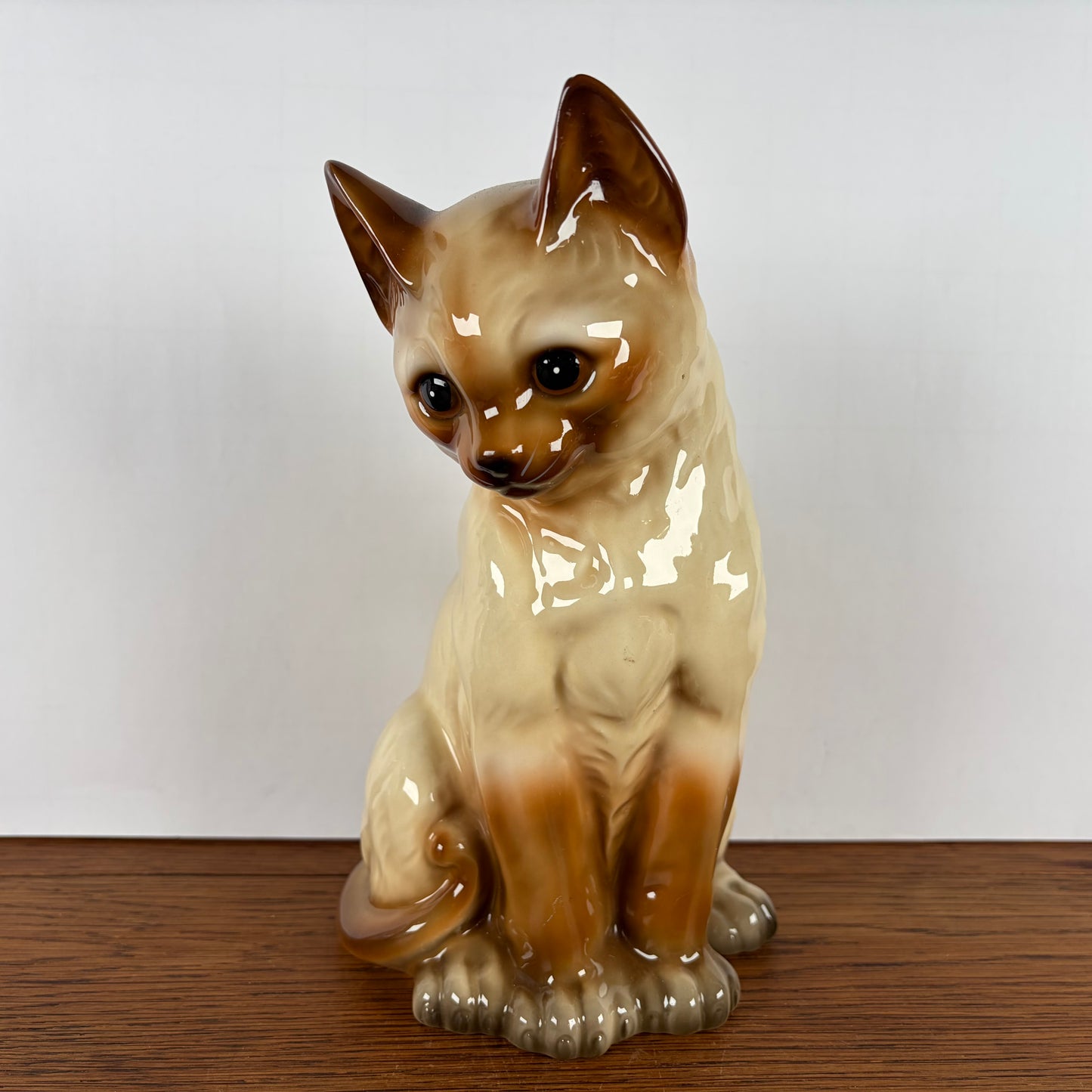 Vintage katten beeld Siamees