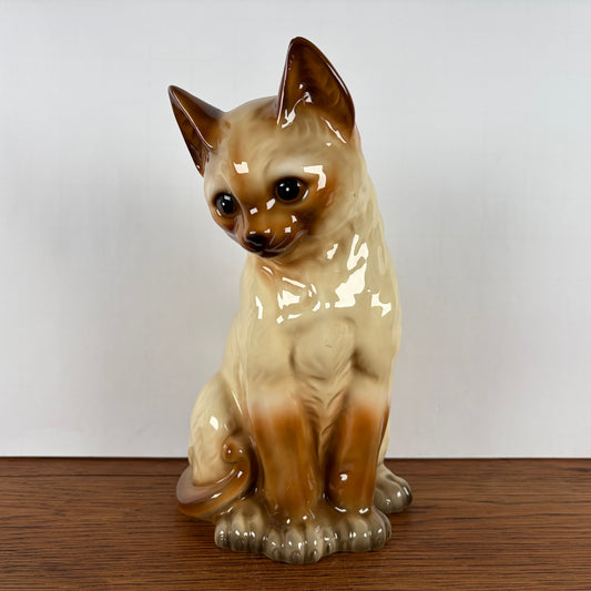 Vintage katten beeld Siamees
