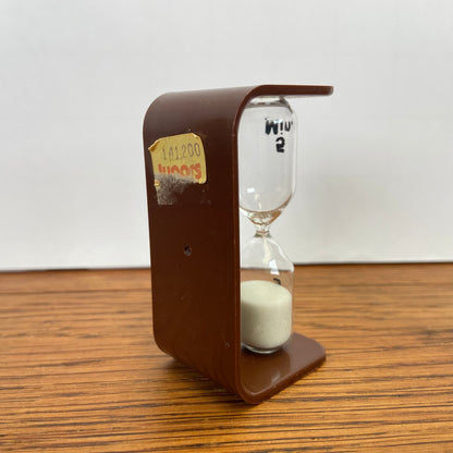 Vintage zandloper bruin
