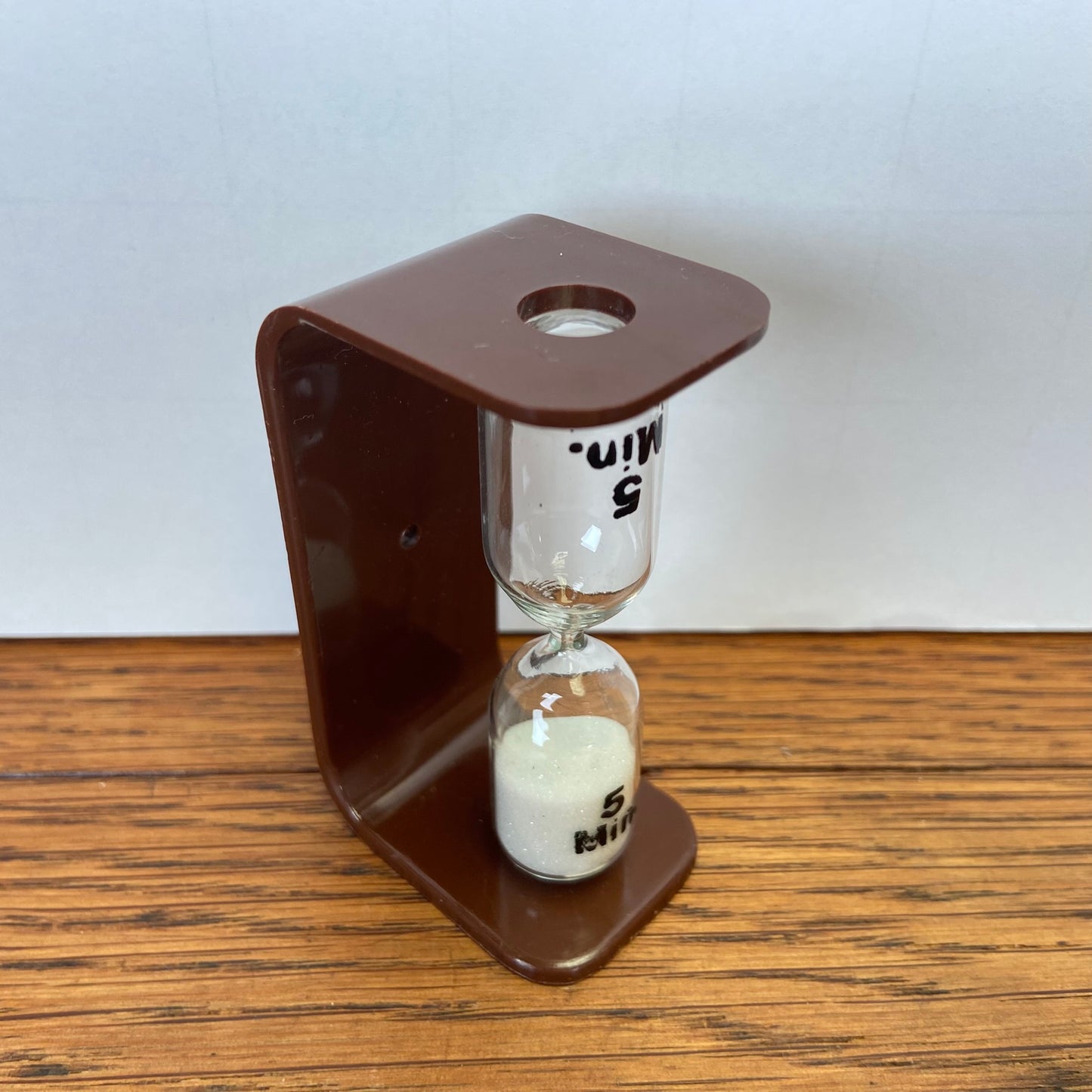Vintage zandloper bruin