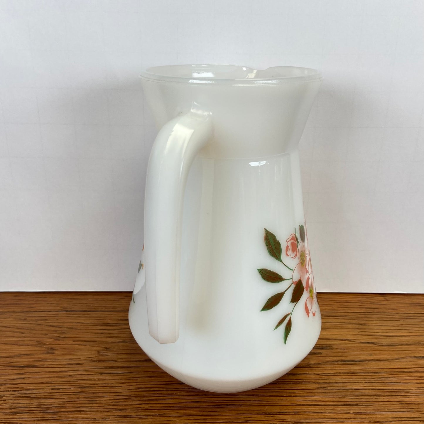 Vintage Arcopal waterkan Appel en Bloesem