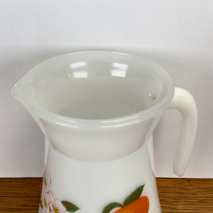 Vintage Arcopal waterkan Appel en Bloesem