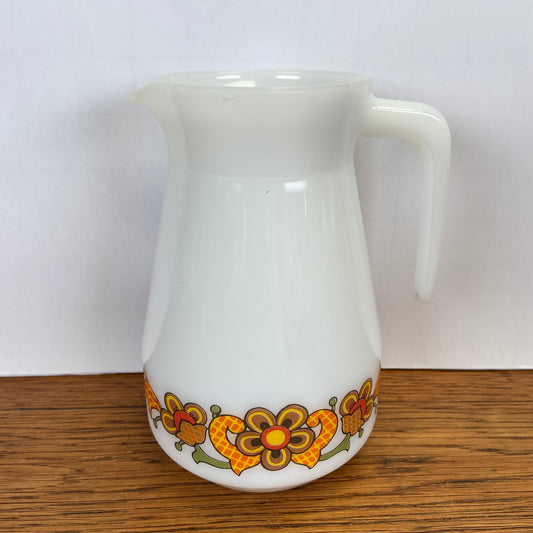 Vintage Jena Glas waterkan klein