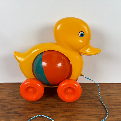 Vintage speelgoed trekeend