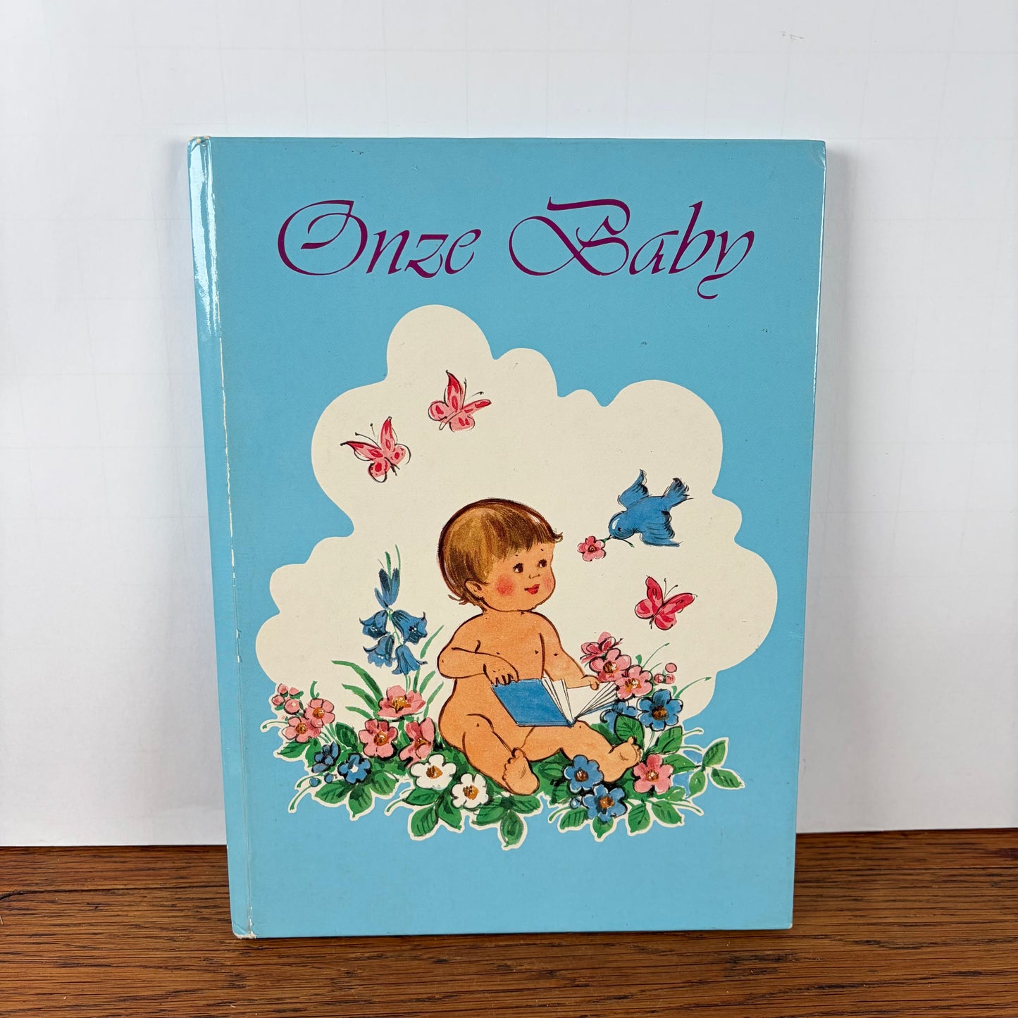 Vintage babyboek onze baby