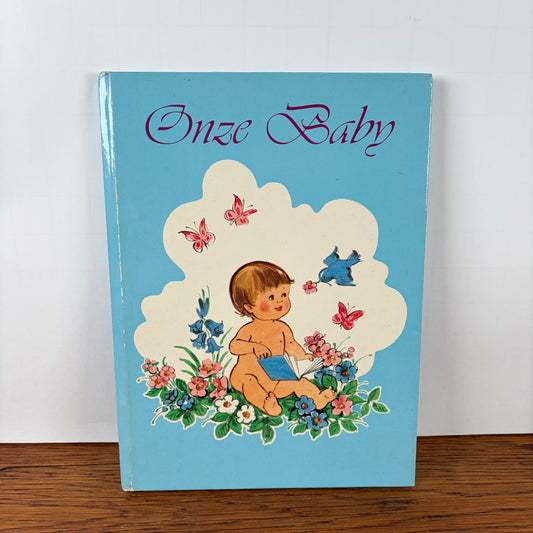 Vintage babyboek onze baby