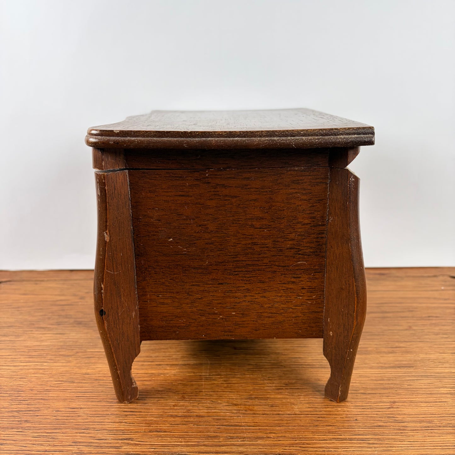 Vintage houten sieraden kistje