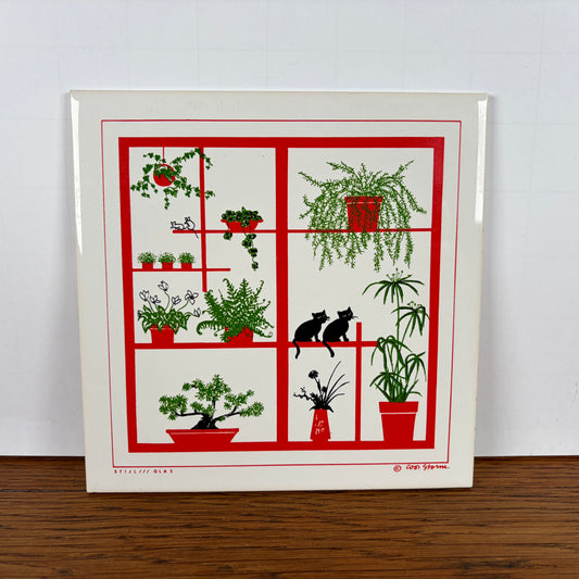 Vintage Coos Storm tegel katten