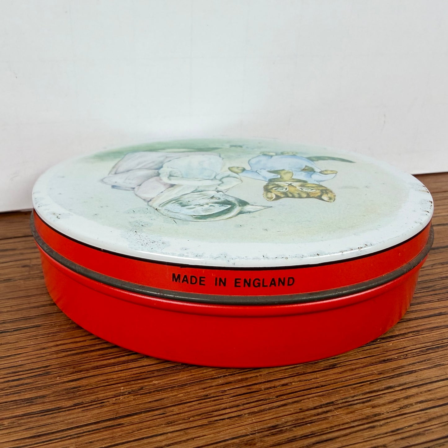 Vintage blikje Tom Kitten