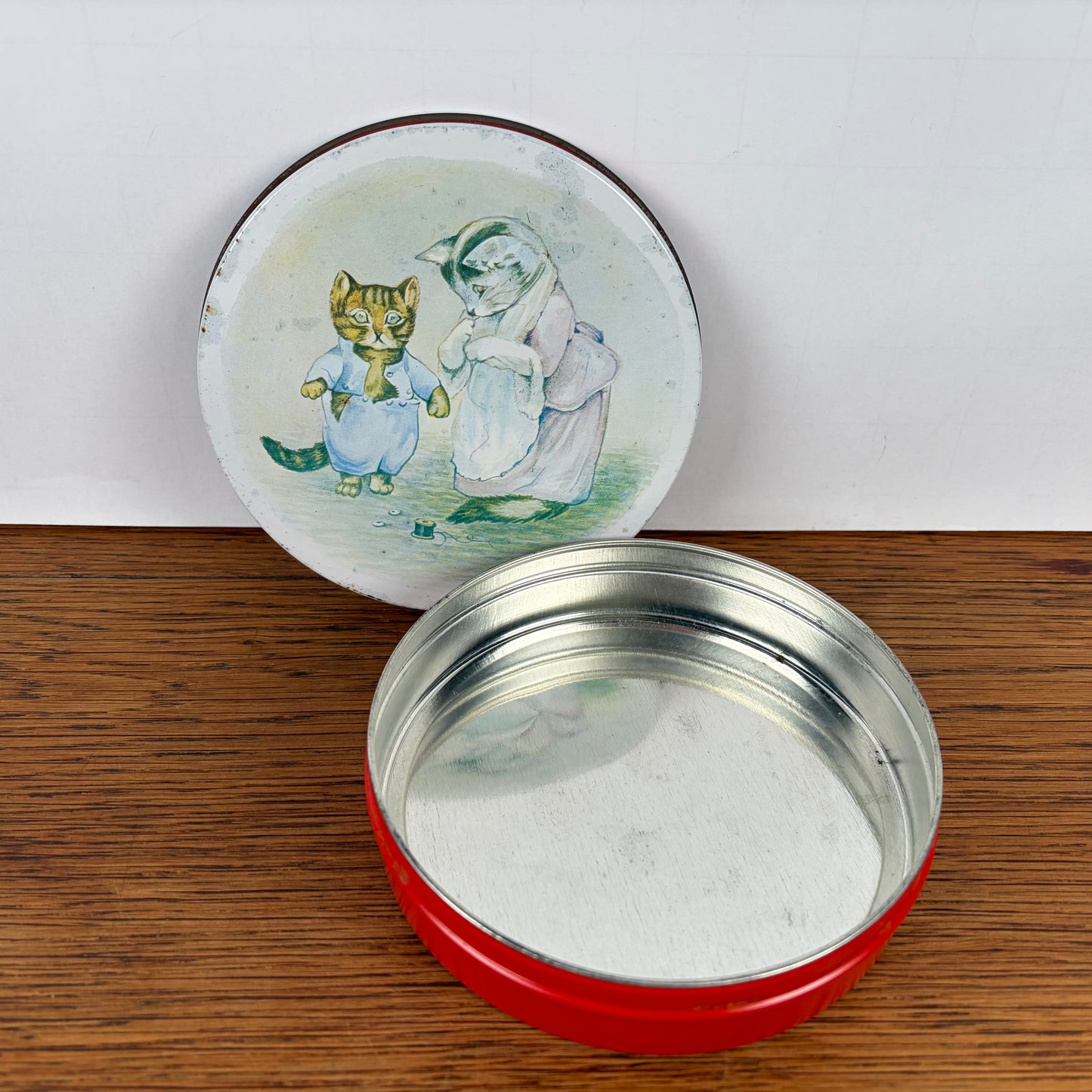 Vintage blikje Tom Kitten