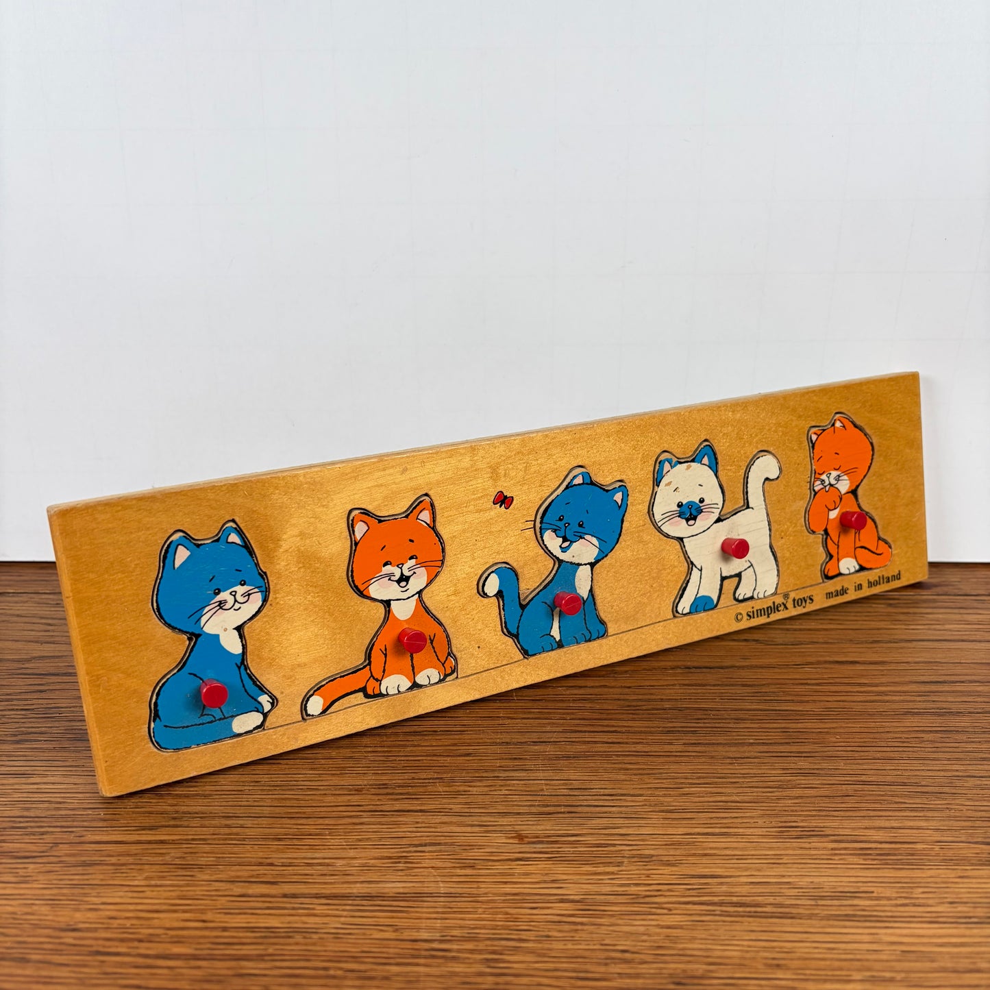 Vintage puzzel met katten