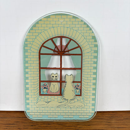 Vintage raamhanger kat