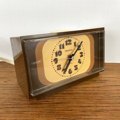 Bruine vintage wekker