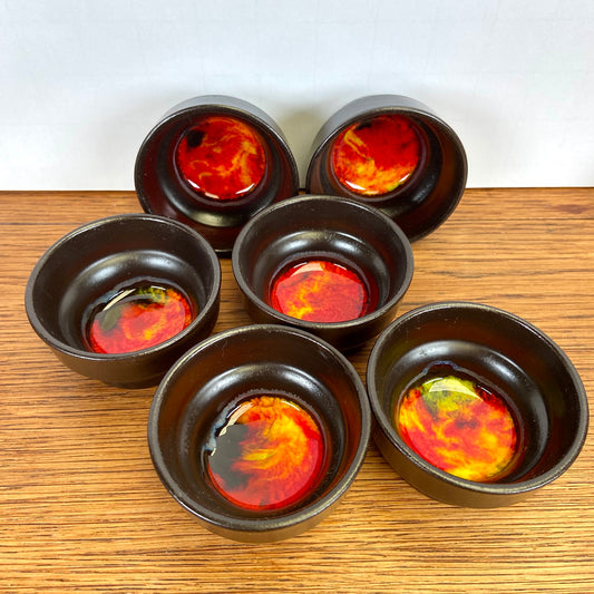 Vintage fat lava schaaltjes