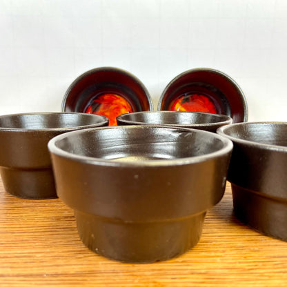 Vintage fat lava schaaltjes