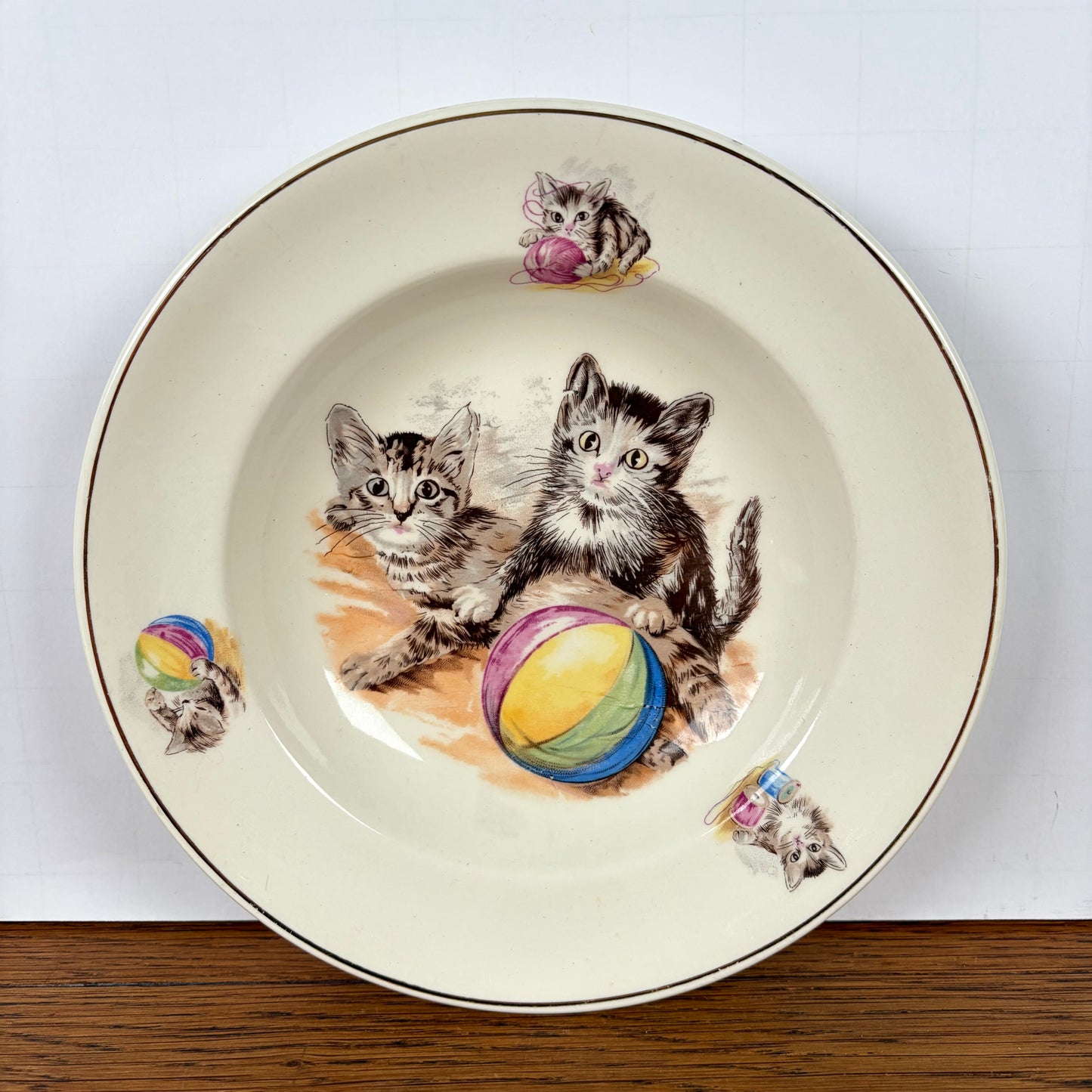 Vintage katten bord Petrus Regout