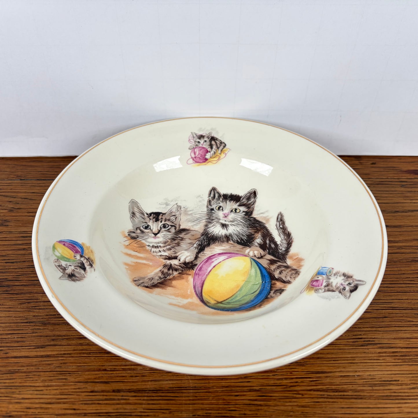 Vintage katten bord Petrus Regout