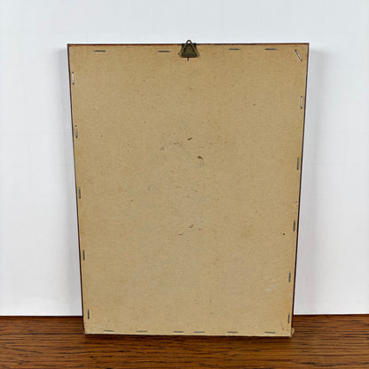 Vintage geborduurd schilderij kat