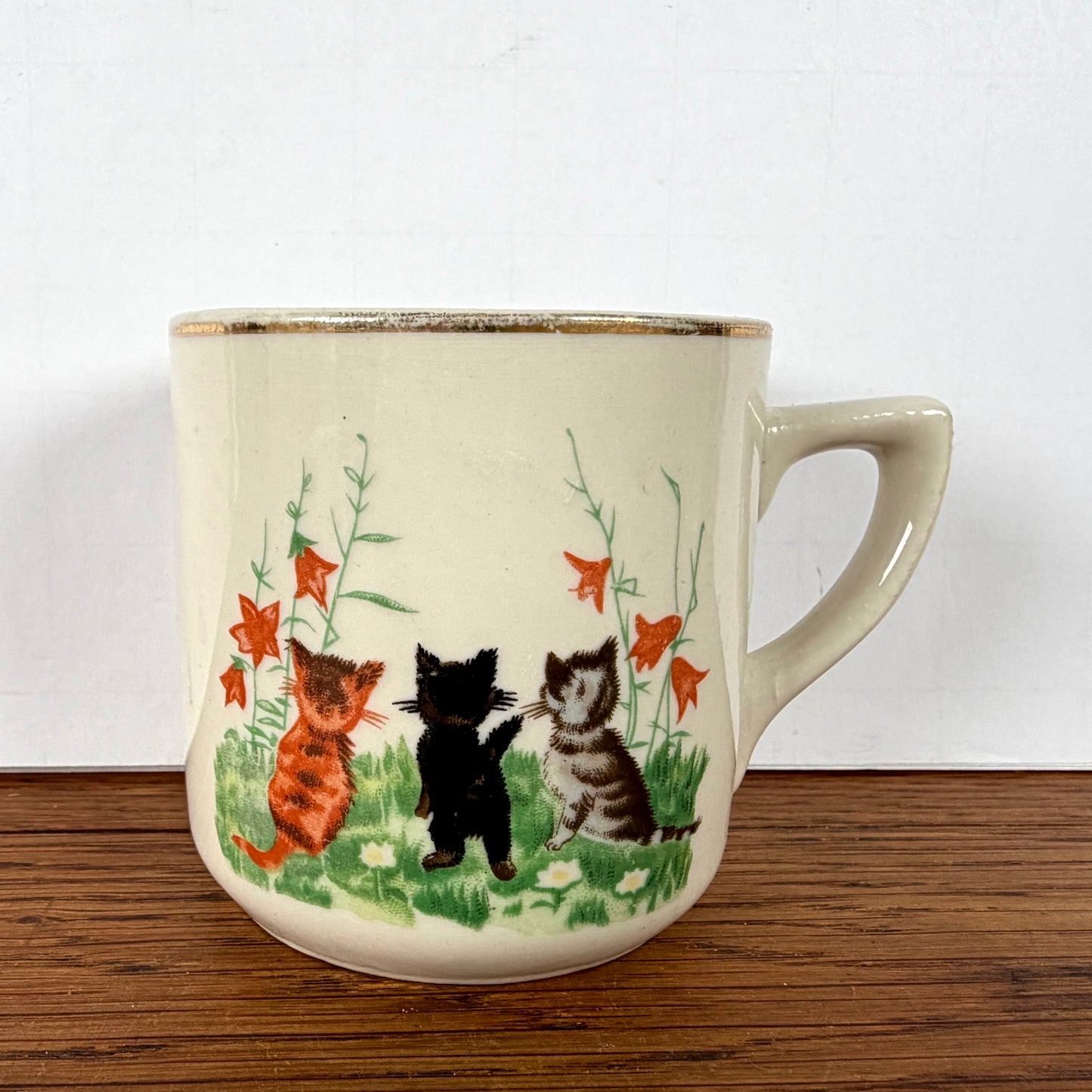 Vintage mok 3 katten