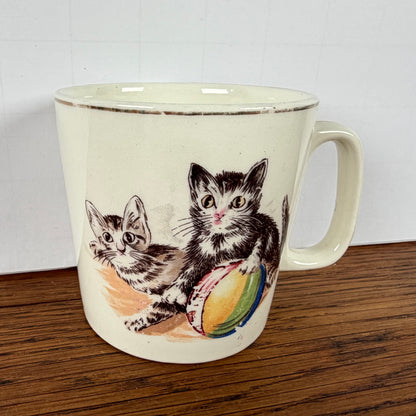 Vintage mok kittens P. Regout