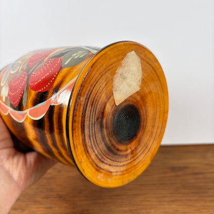 Vintage Spaarpot houten kat