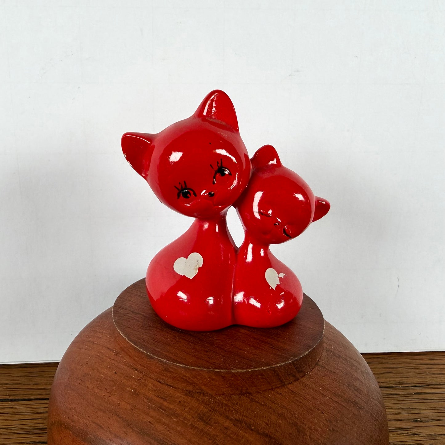 Rood katten duo met hart