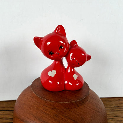 Rood katten duo met hart