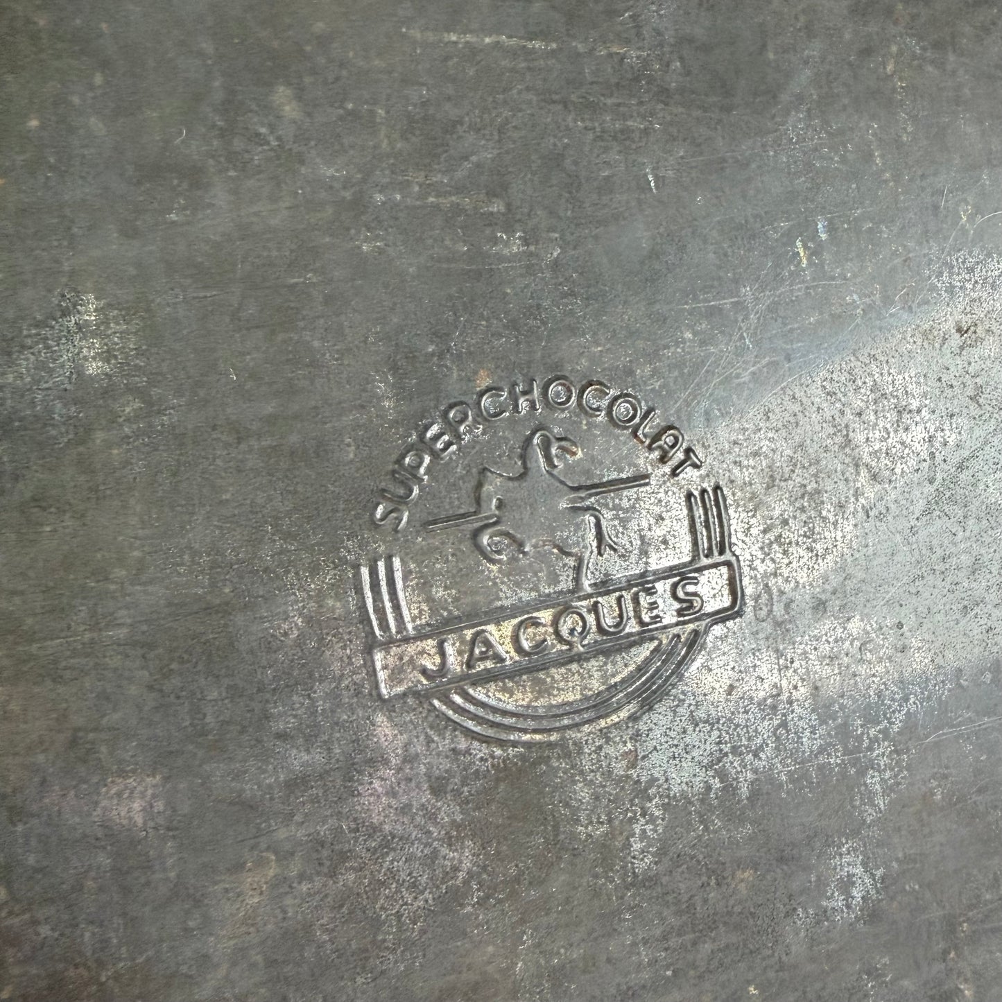 Vintage blik super chocolat Jacques