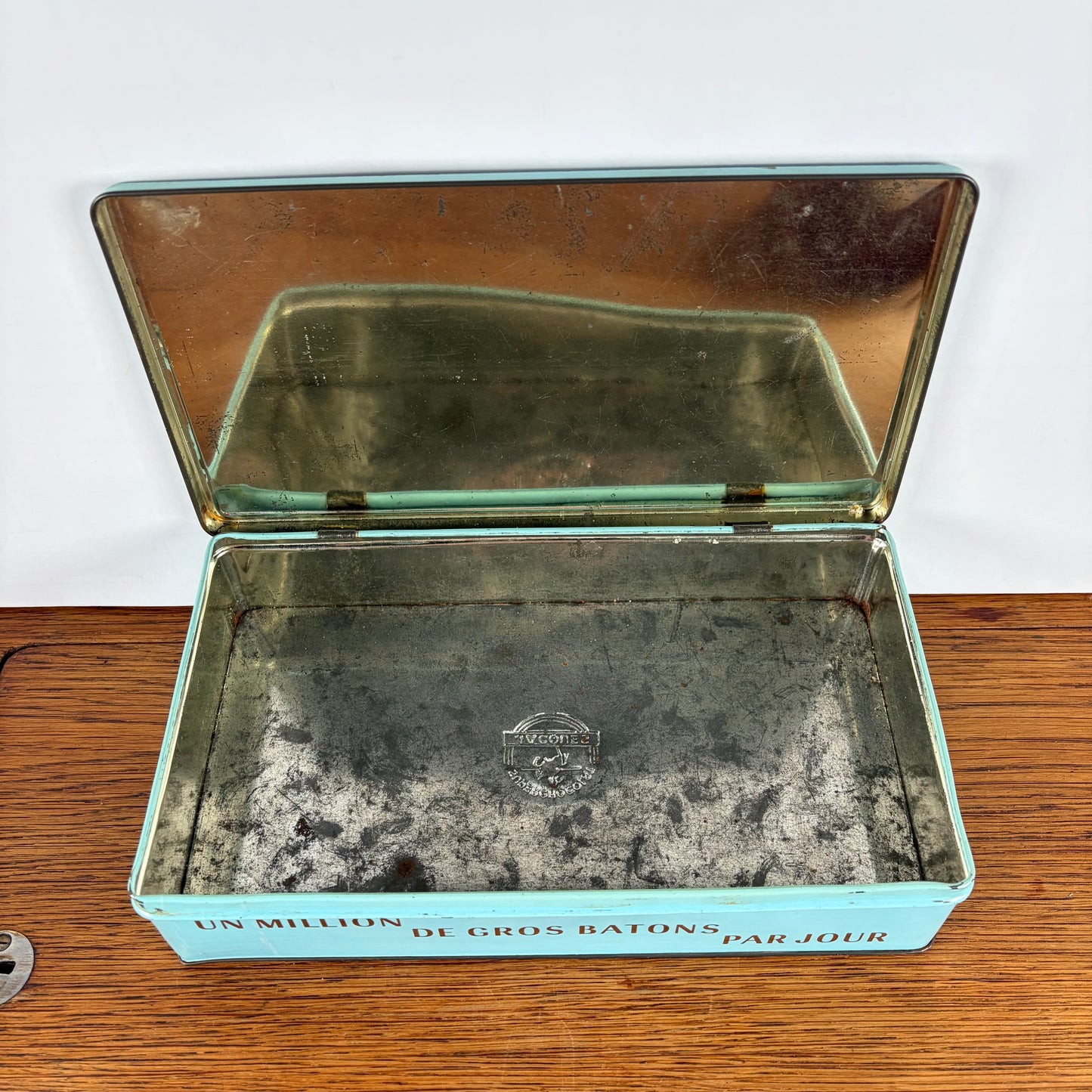 Vintage blik super chocolat Jacques