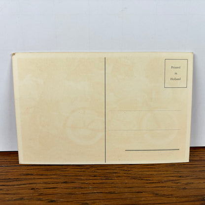 Vintage katten kaart motorfiets