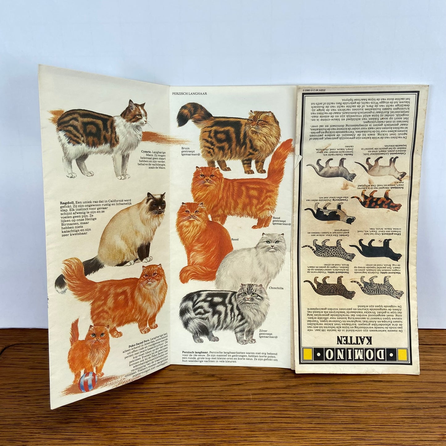 Vintage kaart katten - 94 rassen