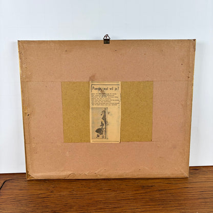 Vintage katten prent